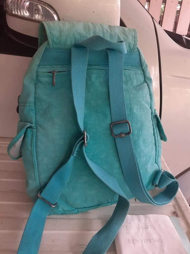 กระเป๋าเป้ kipling สีฟ้า มือสองสภาพสวยๆค่ะ ใบใหญ่ใส่ของไดั