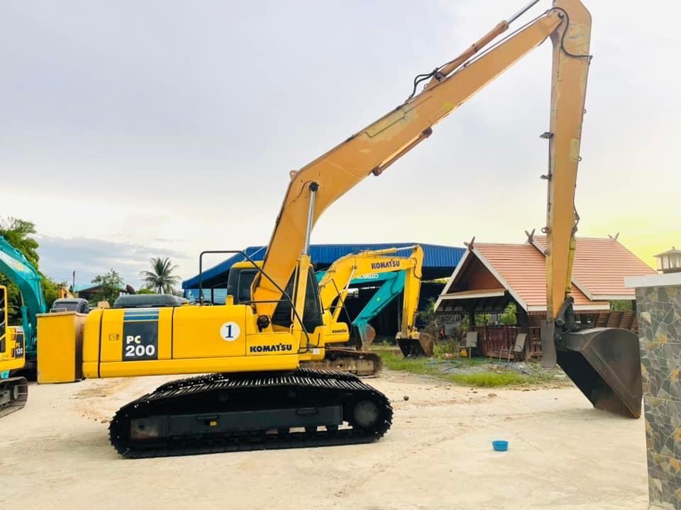 ขายค่ะ KOMATSU PC200-7 บูมยาว สภาพสวยค่ะ