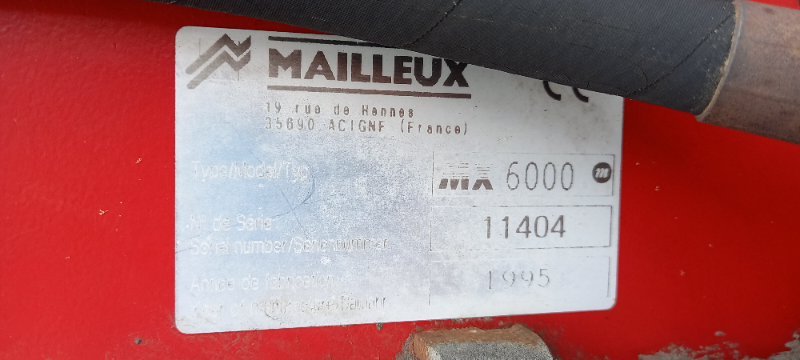 ชุดตักหน้าติดรถไถฟอร์ดเก่านอก MAILLEUX MX6000 ตรงรุ่น7810-7840