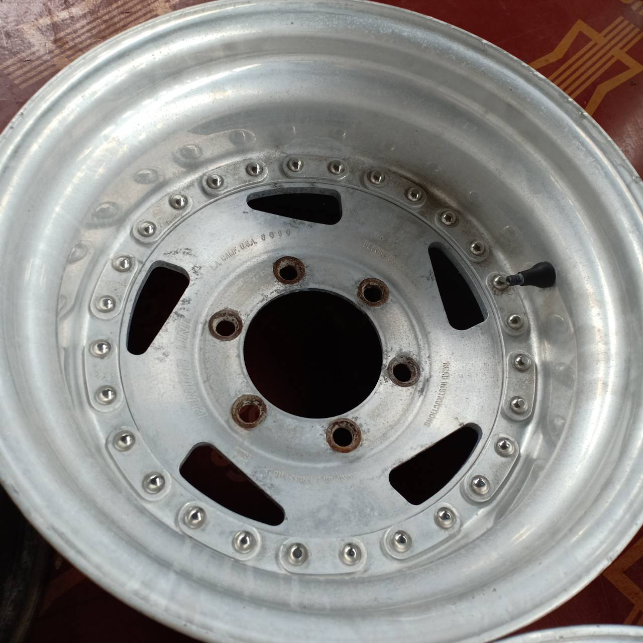 ขายล้อ CENTER LINE ข้อโซ่ MADE IN USA 15x8.5 OFF -34 สภาพเดิมๆ แห้งๆยังไม่ได้ปัดเงา ขายล้อ CENTER LINE ข้อโซ่ MADE IN USA 15x8.5 OFF -34 สภาพเดิมๆ แห้งๆยังไม่ได้ปัดเงา