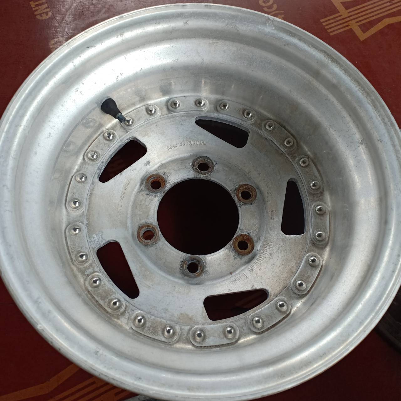ขายล้อ CENTER LINE ข้อโซ่ MADE IN USA 15x8.5 OFF -34 สภาพเดิมๆ แห้งๆยังไม่ได้ปัดเงา ขายล้อ CENTER LINE ข้อโซ่ MADE IN USA 15x8.5 OFF -34 สภาพเดิมๆ แห้งๆยังไม่ได้ปัดเงา
