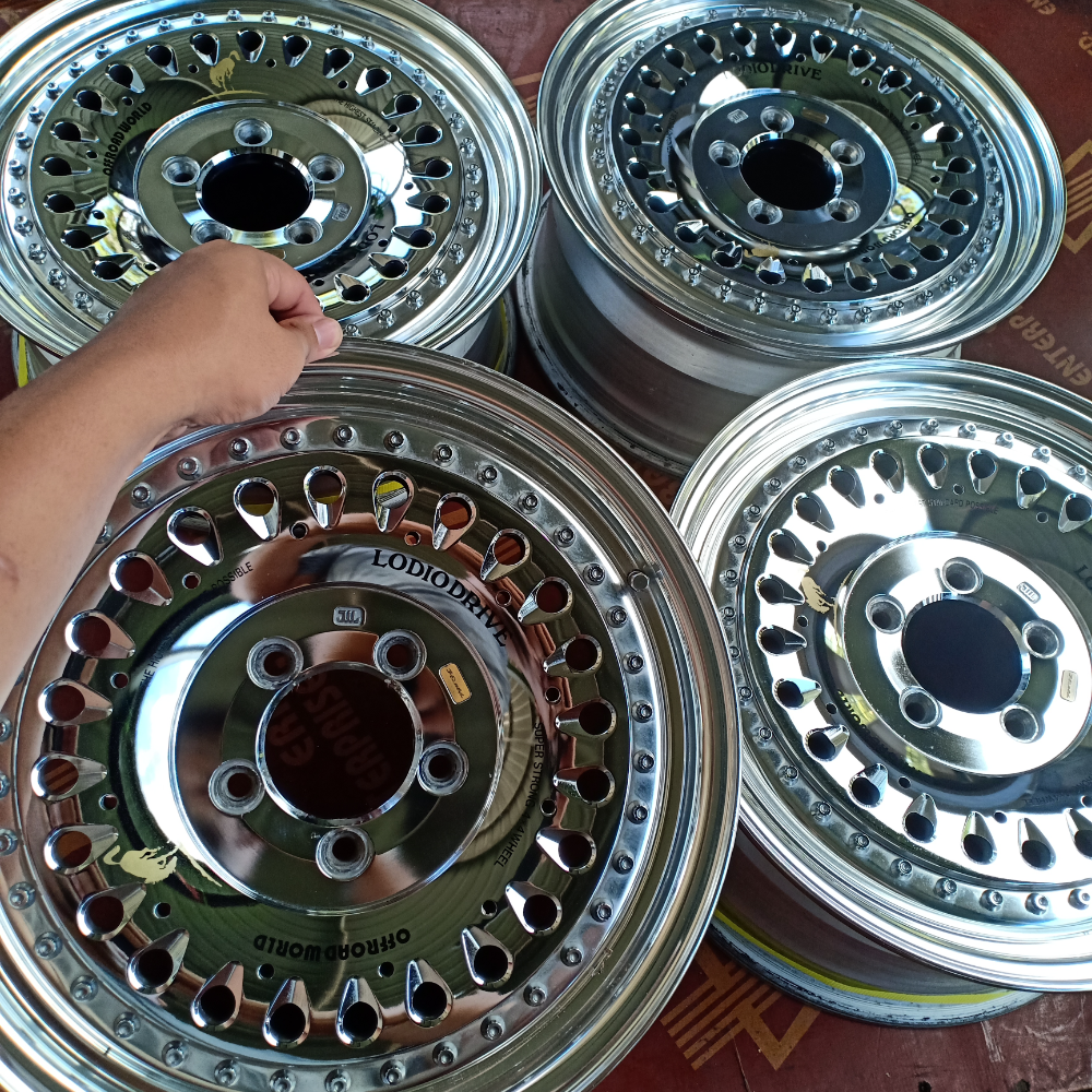 ขายล้อ LODIODRIVE 3 ชิ้น แท้ MADE IN JAPAN (ตอก MADE IN JAPAN ด้านหลัง) ขอบ 16x7 off 46  5รู114.3(5รูทั่วไป)