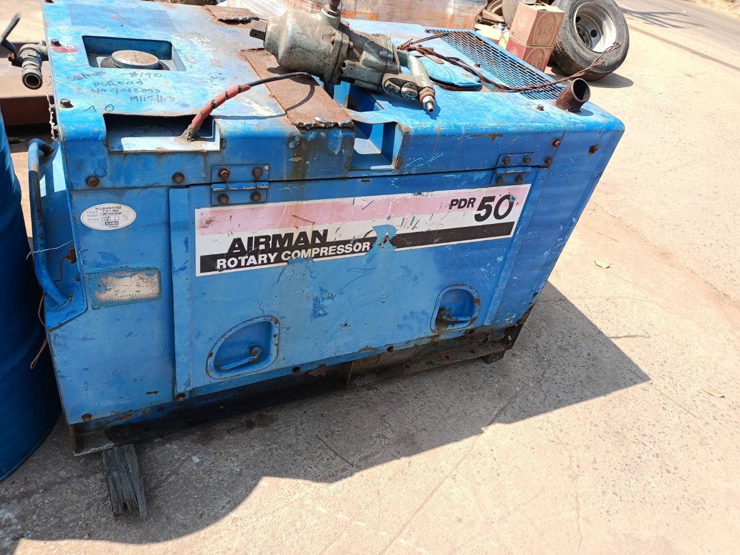 ขายปั้มลมAIRMANเบอร์50 พร้อมBoxขนาด1นิ้ว สภาพพร้อมใช้ ราคา65,000บาท สนใจติดต่อคุณปิ่น 0819176906