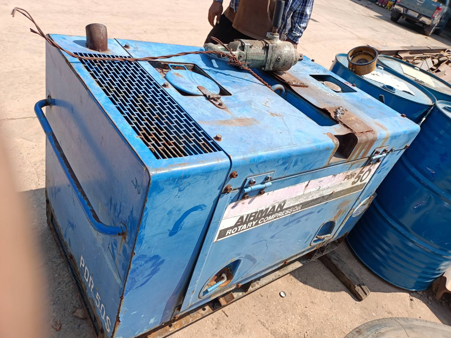 ขายปั้มลมAIRMANเบอร์50 พร้อมBoxขนาด1นิ้ว สภาพพร้อมใช้ ราคา65,000บาท สนใจติดต่อคุณปิ่น 0819176906