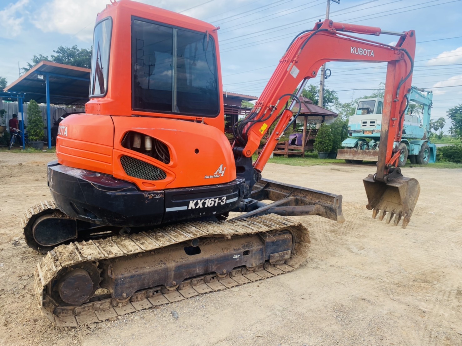 รถแบคโฮ KUBOTA kx 161-3c เล่มทะเบียน 4,000 ชม. พร้อมลายหัวกระแทก ถพร้อมใช้งาน เอกสารเล่มทะเบียน จัดไ รถแบคโฮ KUBOTA kx 161-3c เล่มทะเบียน 4,000 ชม. พร้อมลายหัวกระแทก ถพร้อมใช้งาน เอกสารเล่มทะเบียน จัดไ