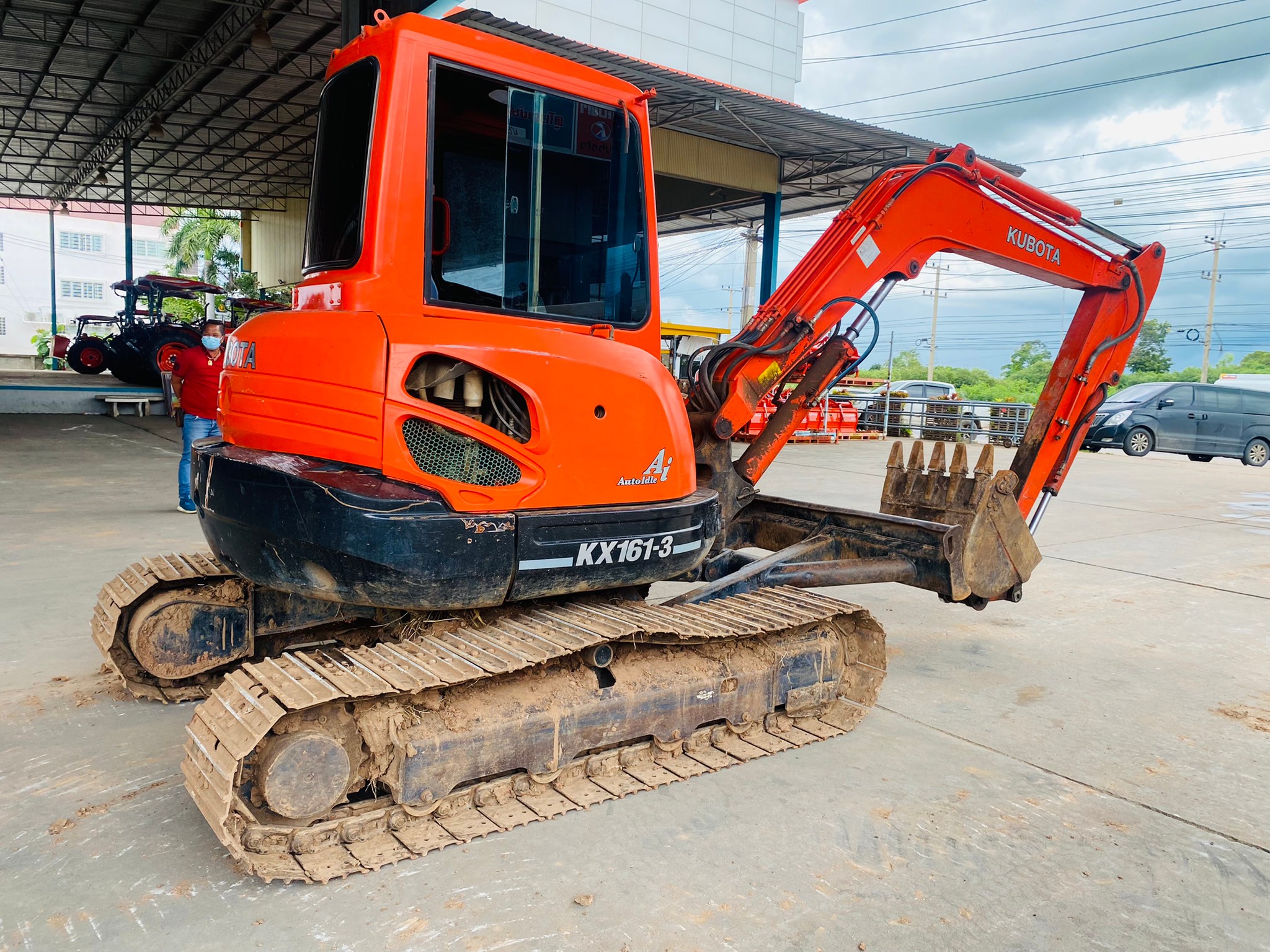 KUBOTA kx 161-3c 4,000 ชม. ไฟฟ้าครบ เครื่องดี ปั้มแรงเอวแน่น ช่วงล่างสวย รถพร้อมใช้งาน เอกสารเล่มทะเ KUBOTA kx 161-3c 4,000 ชม. ไฟฟ้าครบ เครื่องดี ปั้มแรงเอวแน่น ช่วงล่างสวย รถพร้อมใช้งาน เอกสารเล่มทะเ
