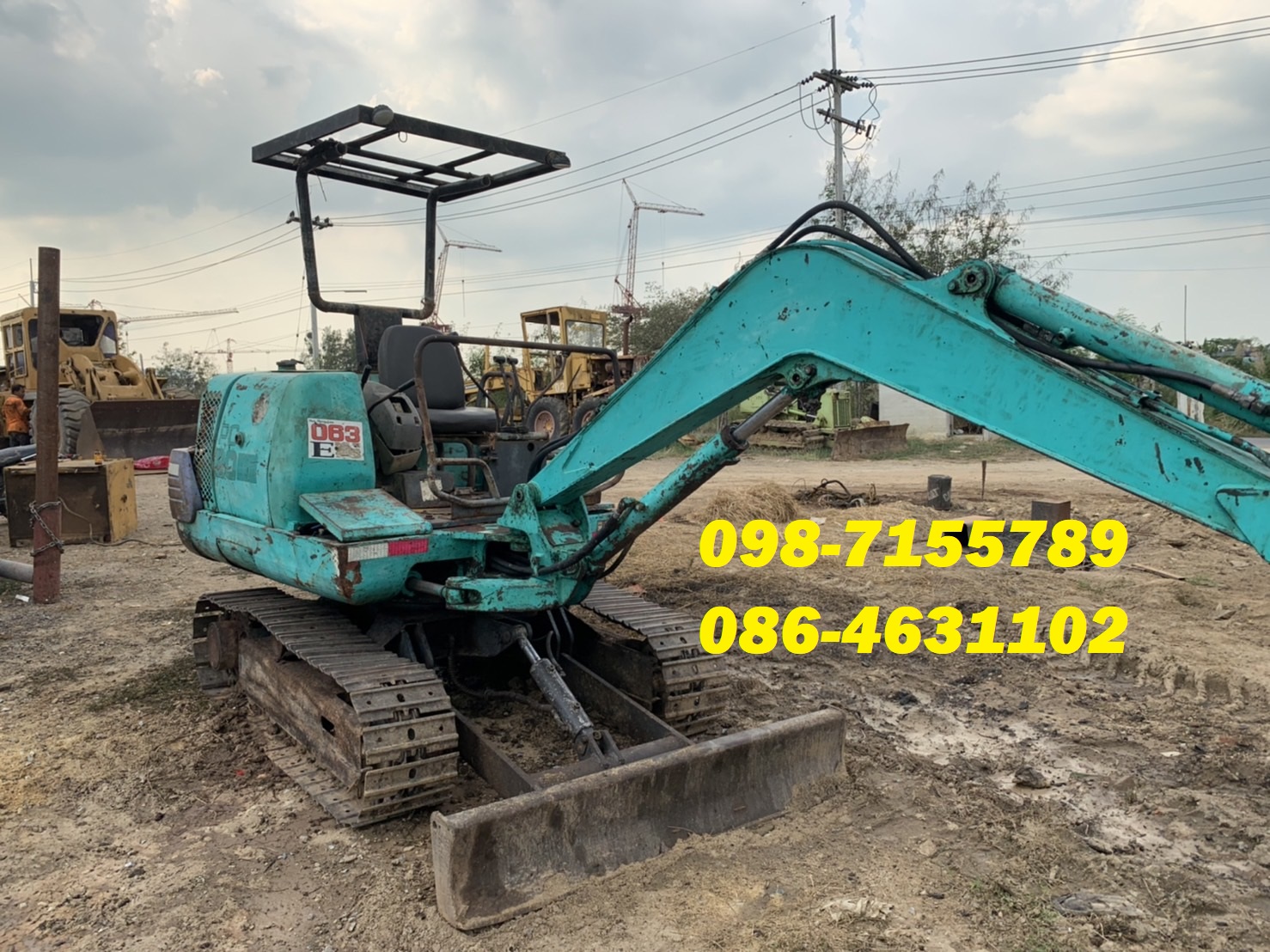 เข้าใหม่ แบคโฮเล็ก พร้อมลุยงาน Komatsu PC25-7 098-7155789 086-4631102