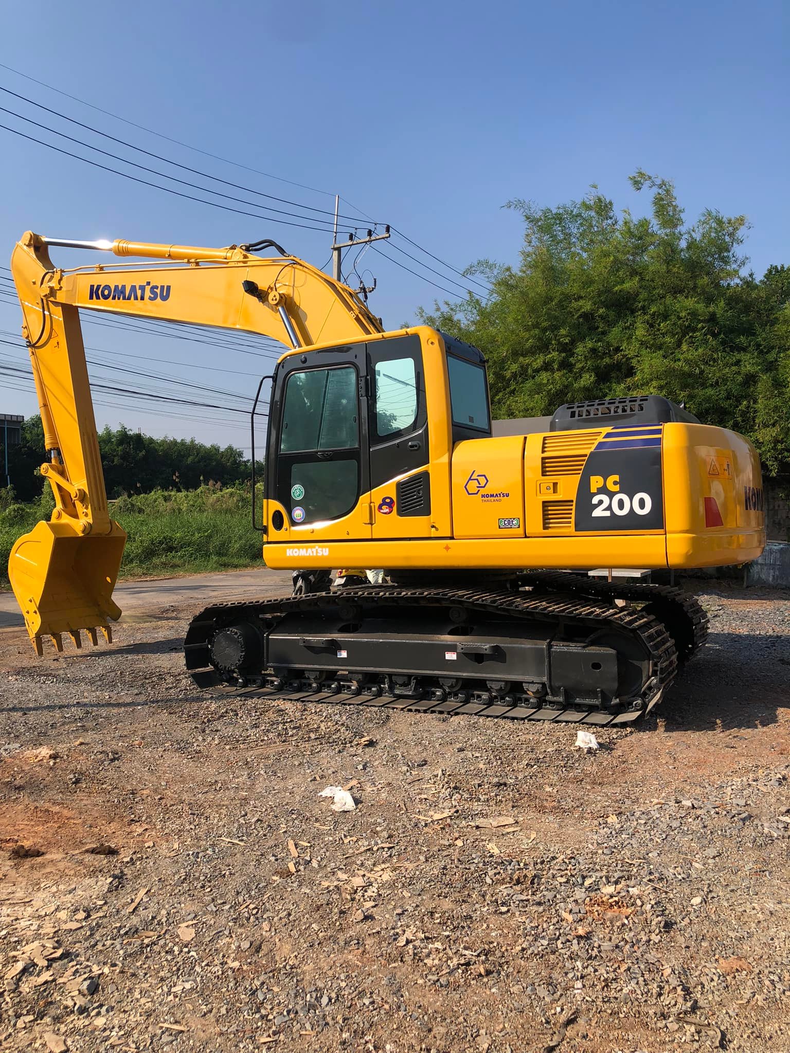 ขายแบคโฮ Komatsu PC200รุ่น8 พร้อมใช้ 098-7155789 086-4631102