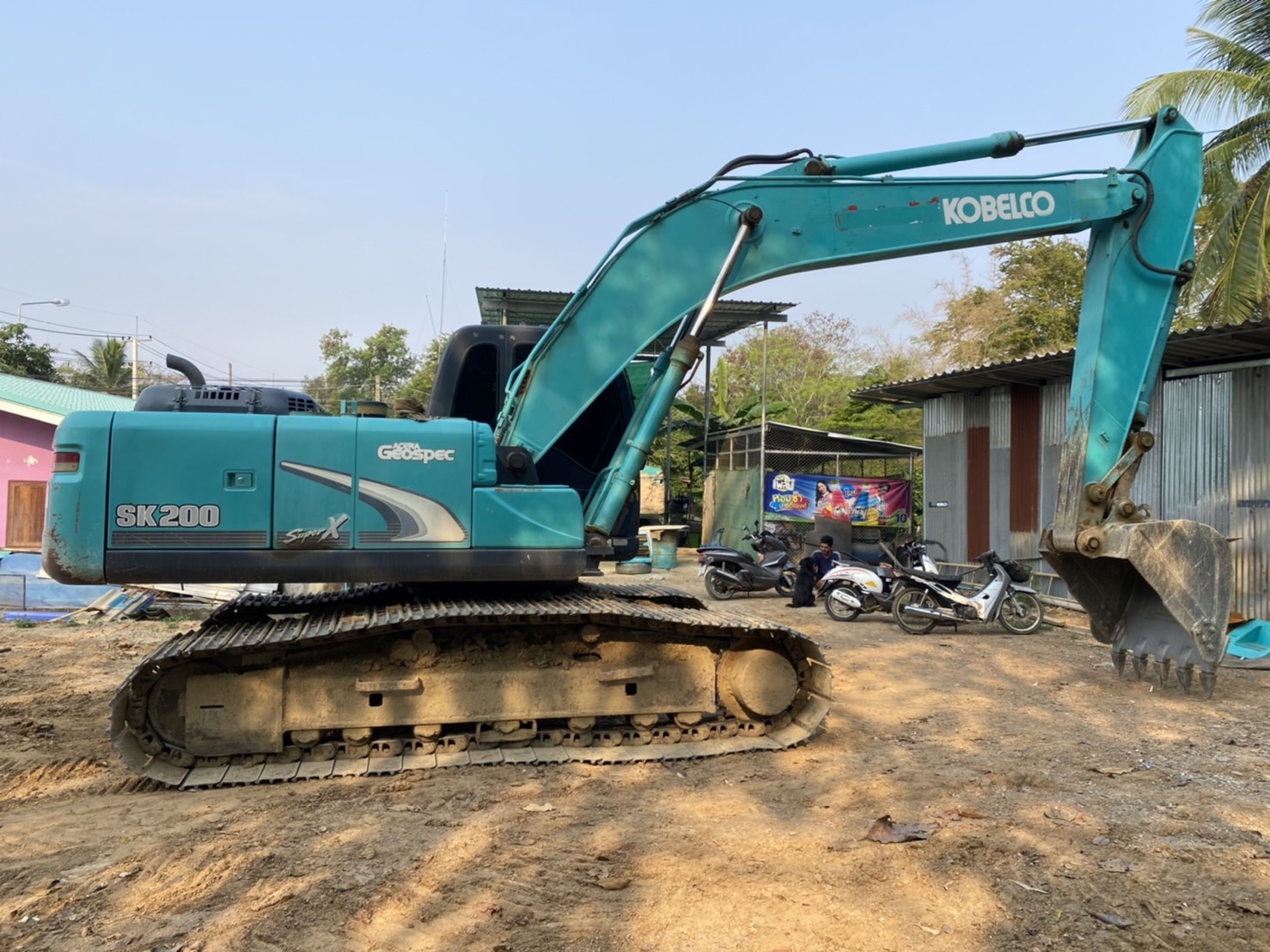 ขายแบคโฮ Kobelco SK200mark8SuperX พร้อมใช้ 098-7155789 086-4631102