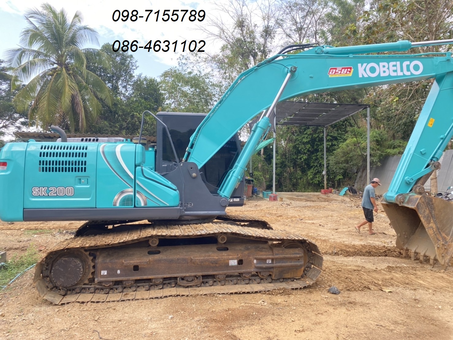 เข้าใหม่ สวยจัด สดจัด Kobelco Sk200mark10Yn15 098-7155789 086-4631102 เข้าใหม่ สวยจัด สดจัด Kobelco Sk200mark10Yn15 098-7155789 086-4631102
