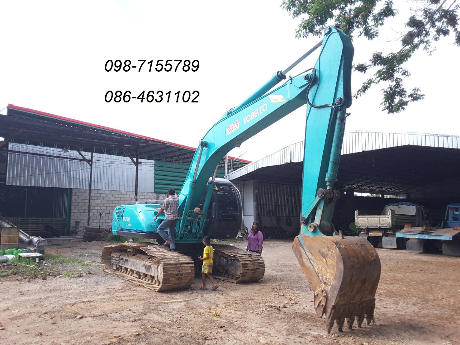 สุดหล่อมาอีกแล้วจ้าาาา Kobelco SK200mark5 098-7155789 086-4631102
