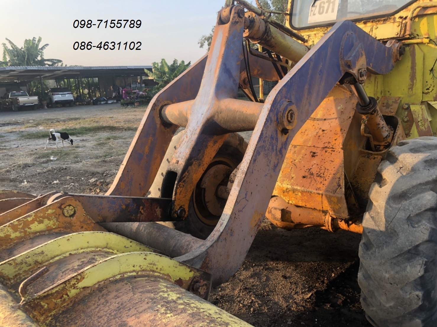 พร้อมลุยแล้ววรถตักล้อยาง Komatsu JH63B ราคาพิเศษ สภาพเก่านอก เบอร์ติดต่อ 098-7155789 086-4631102