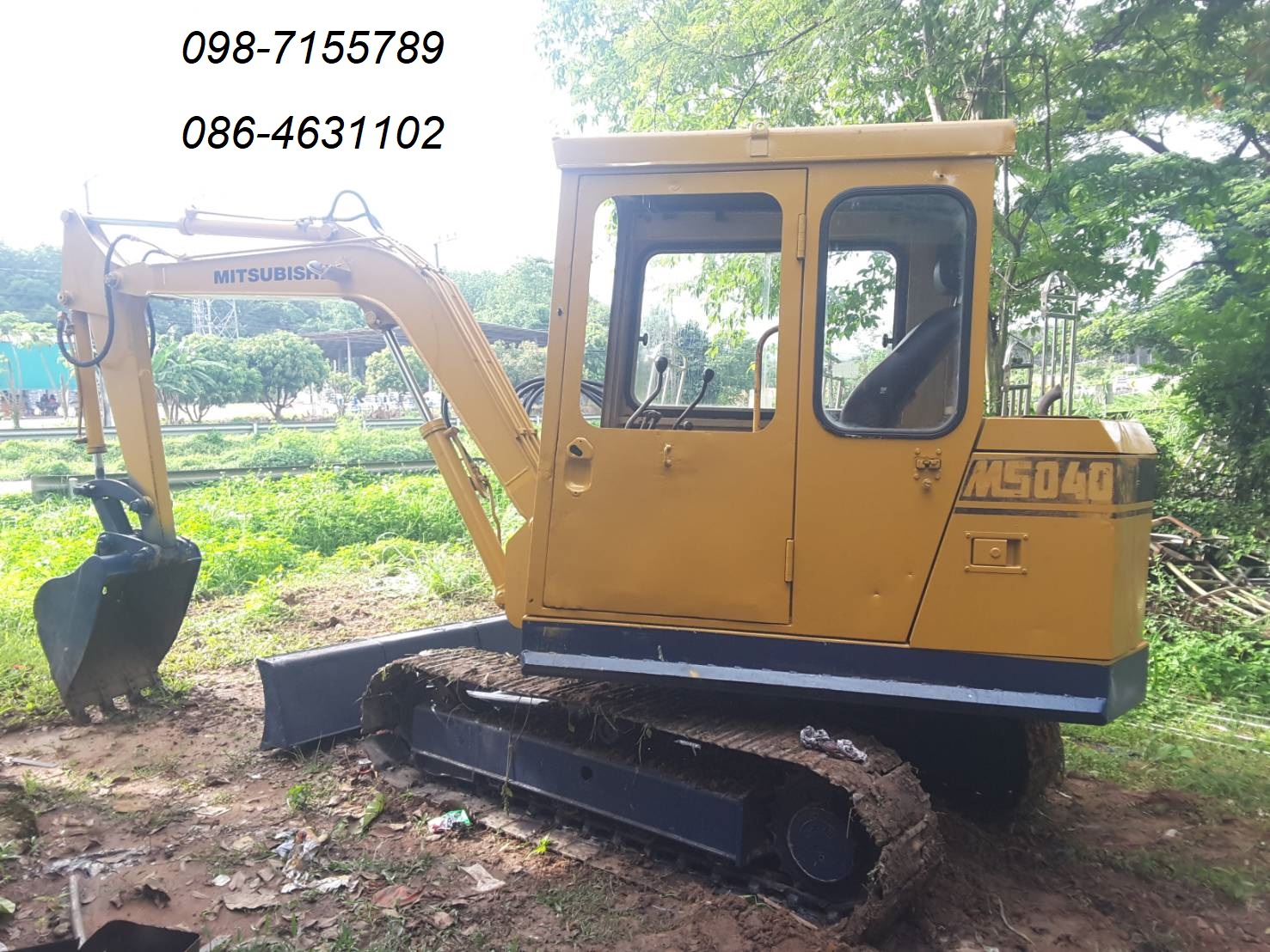 ขายแบคโฮ Mitsubishi ถึกทนๆ   098-7155789 086-4631102