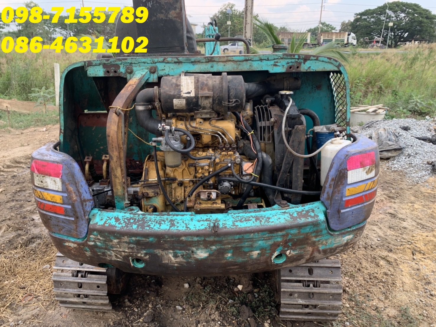 เข้าใหม่ แบคโฮเล็ก พร้อมลุยงาน Komatsu PC25-7 098-7155789 086-4631102