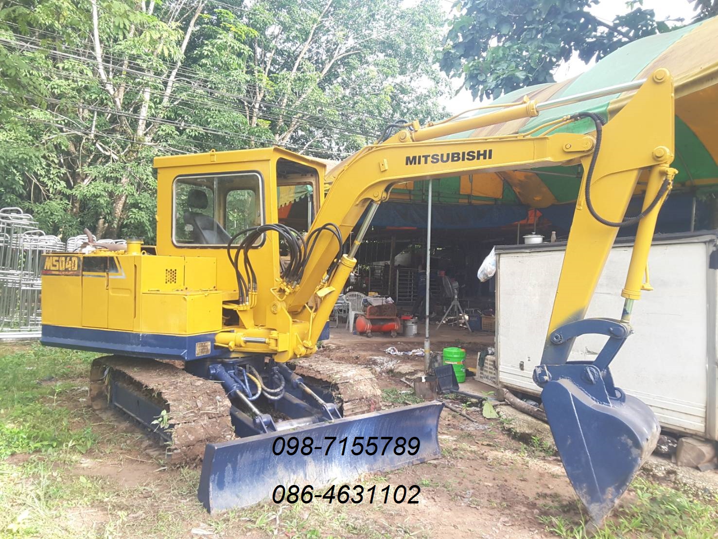 ขายแบคโฮ Mitsubishi ถึกทนๆ   098-7155789 086-4631102