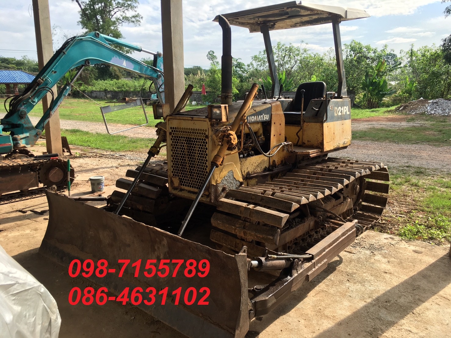 ขายแทรกเตอร์ D20PL-6 พร้อมใช้งาน สภาพดี 098-7155789  086-4631102
