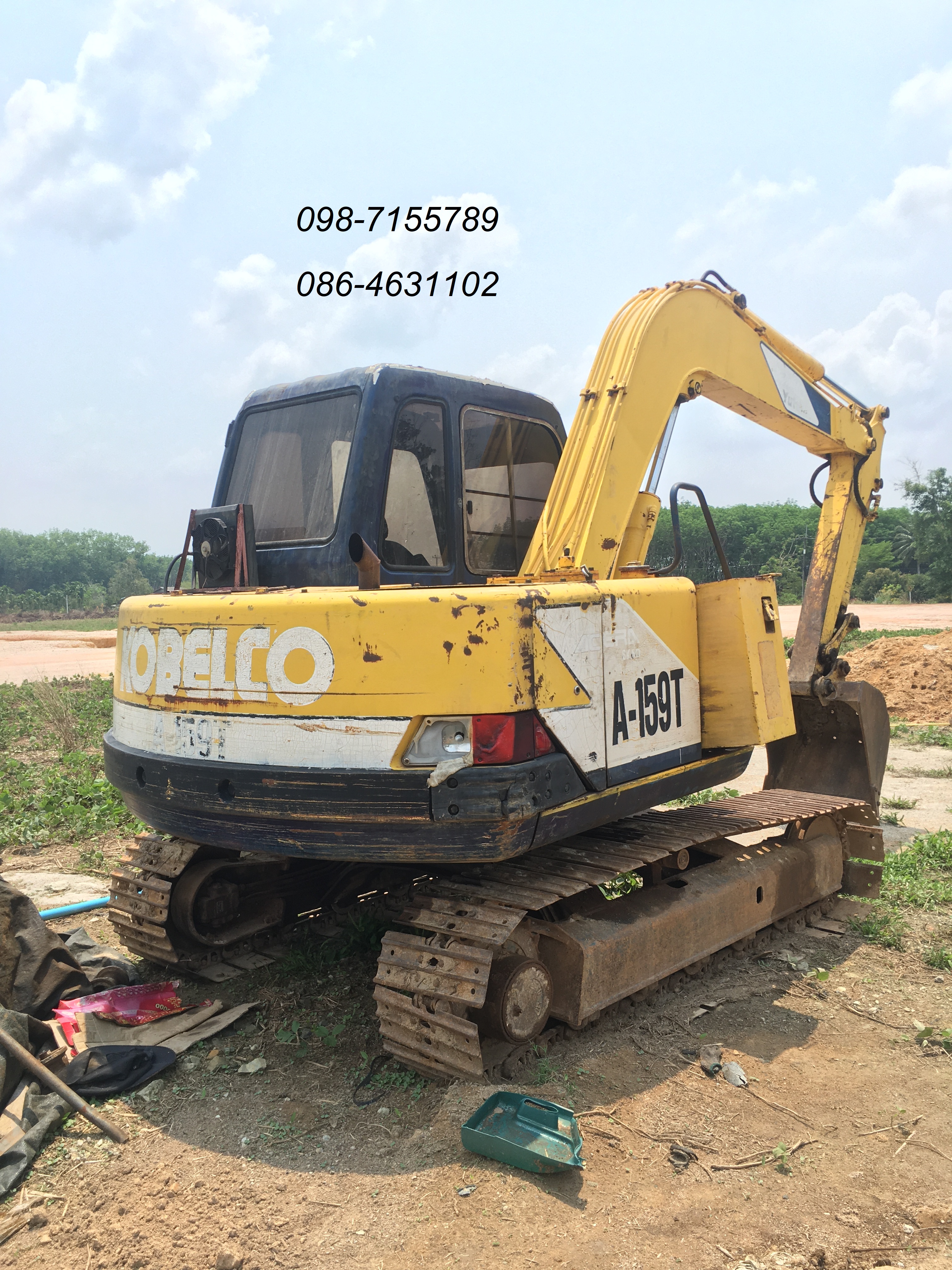 ของมันต้องมี Kobelco Sk60mark3 พร้อมใช้ รถอยู่จันทบุรี ราคาเบาๆ 098-7155789 086-4631102