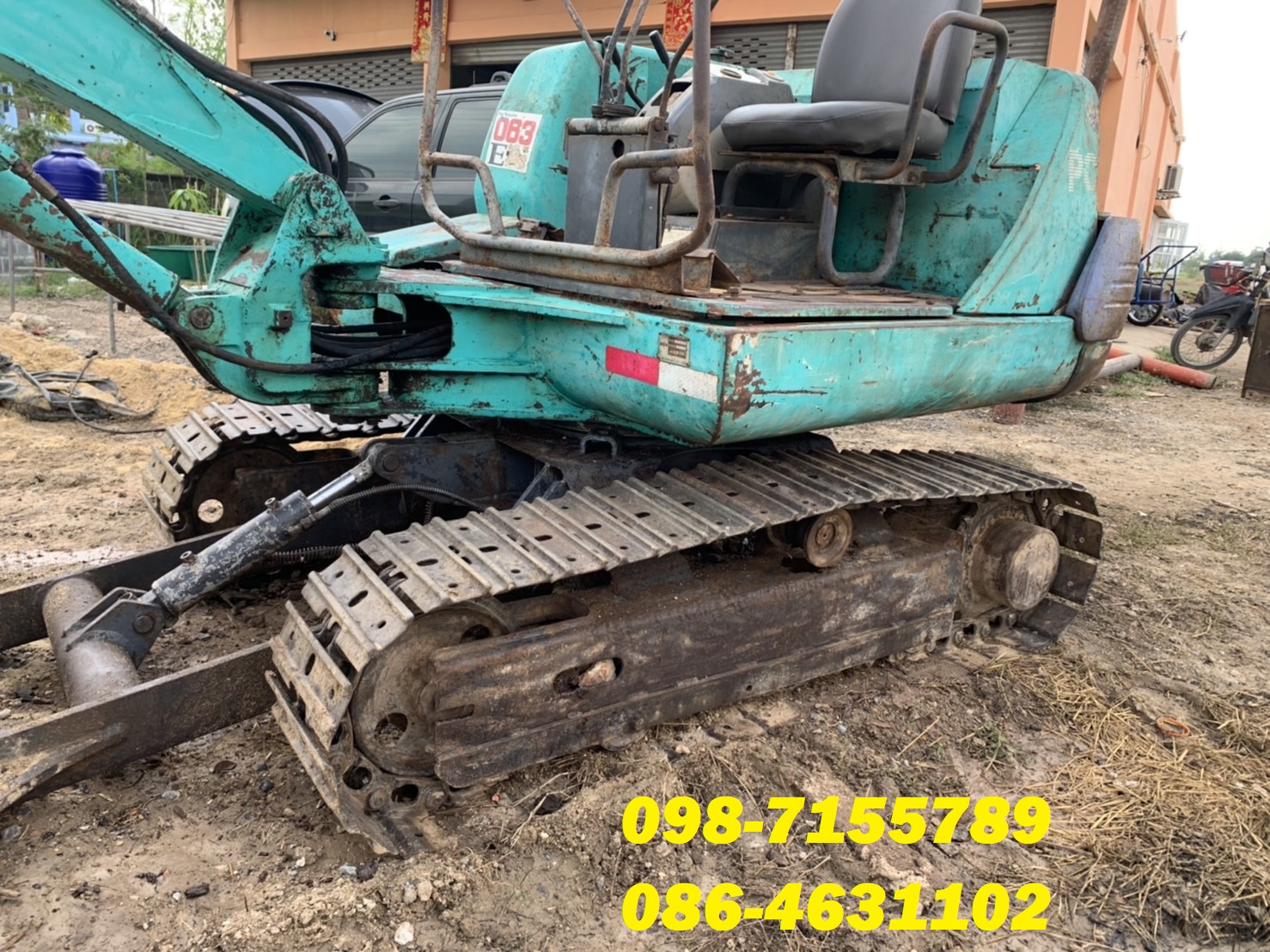 เข้าใหม่ แบคโฮเล็ก พร้อมลุยงาน Komatsu PC25-7 098-7155789 086-4631102