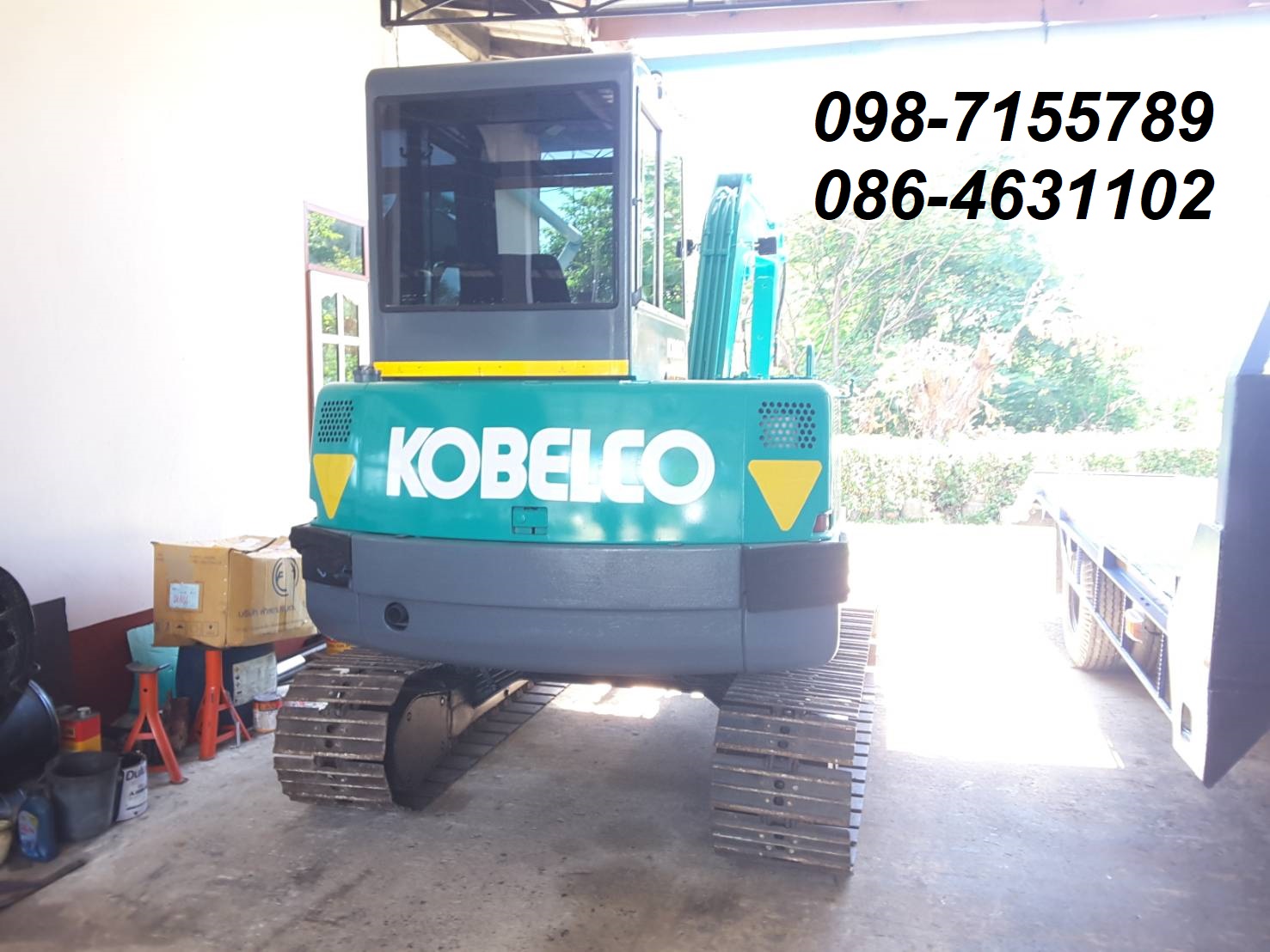 ขายแบคโฮ Kobelco Sk45 สภาพแบบเก่านอก สวยใสพร้อมลุยยยย 098-7155789 086-4631102