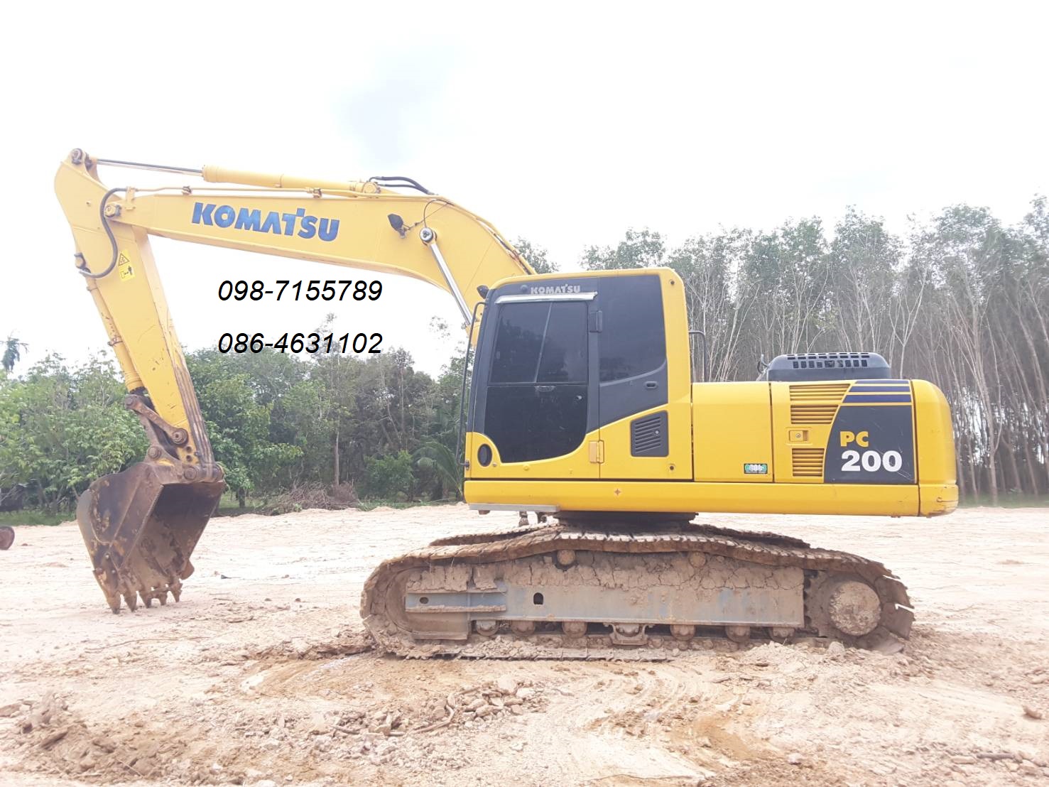 มาแล้วว รุ่นฮิตเมืองไทย Komatsu PC200 รุ่น 8MO ชื่อนี้ของมันต้องมี เบอร์ติดต่อ 098-7155789 086-4631102