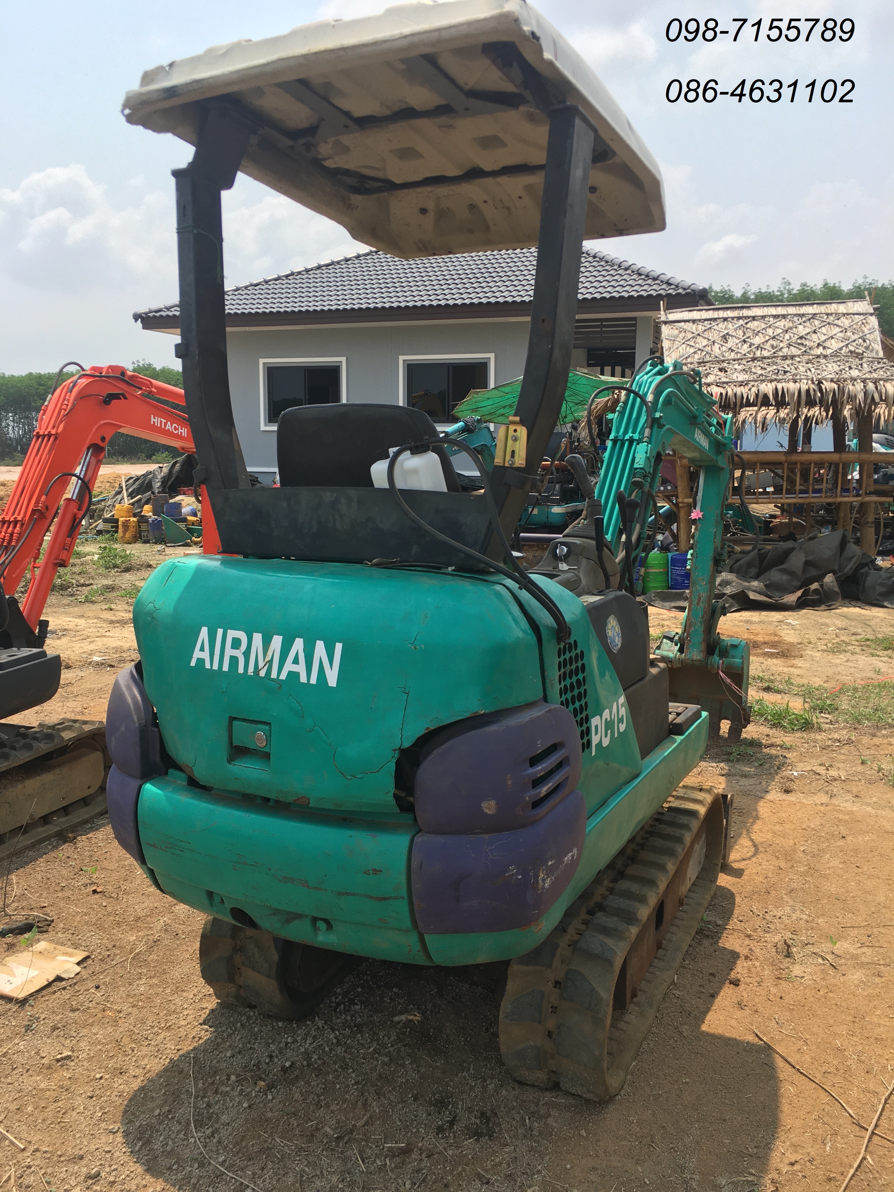 ขายKomatsu PC15 คอนโทรนสั้น เร็วแรง พร้อมลุยย 098-7155789 086-4631102