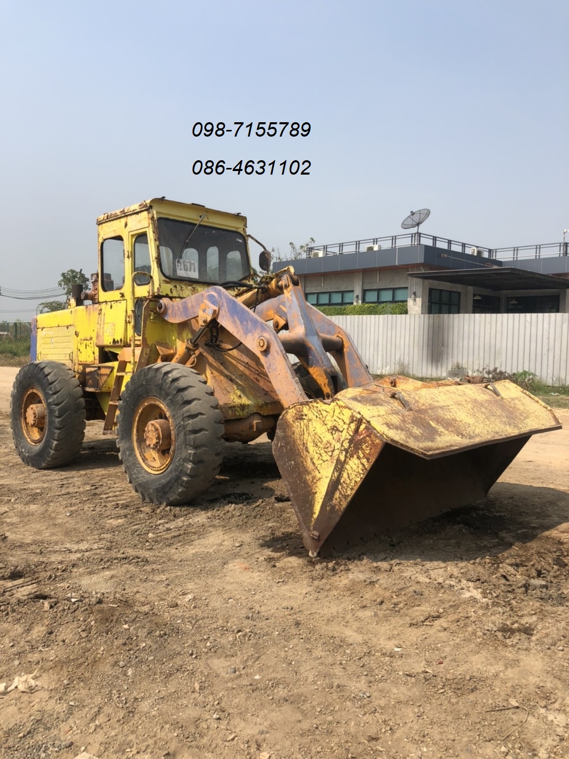 พร้อมลุยแล้ววรถตักล้อยาง Komatsu JH63B ราคาพิเศษ สภาพเก่านอก เบอร์ติดต่อ 098-7155789 086-4631102