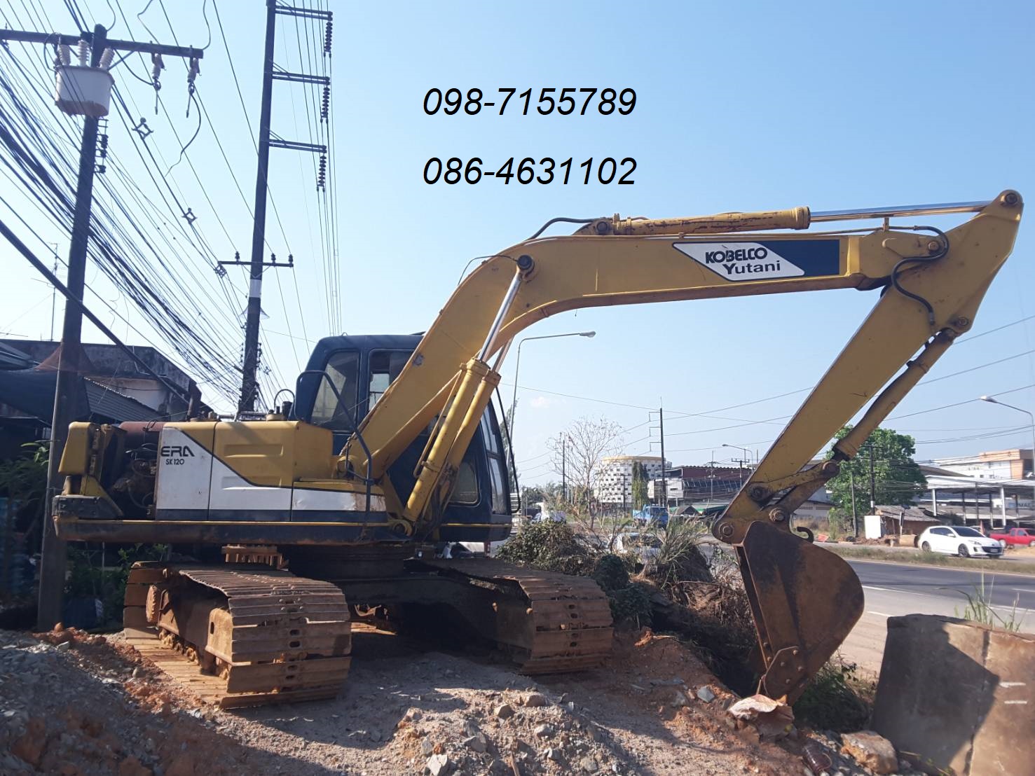 ขายKobelco Sk120mark3  เอกสารใบซื้อขาย 098-7155789 086-4631102