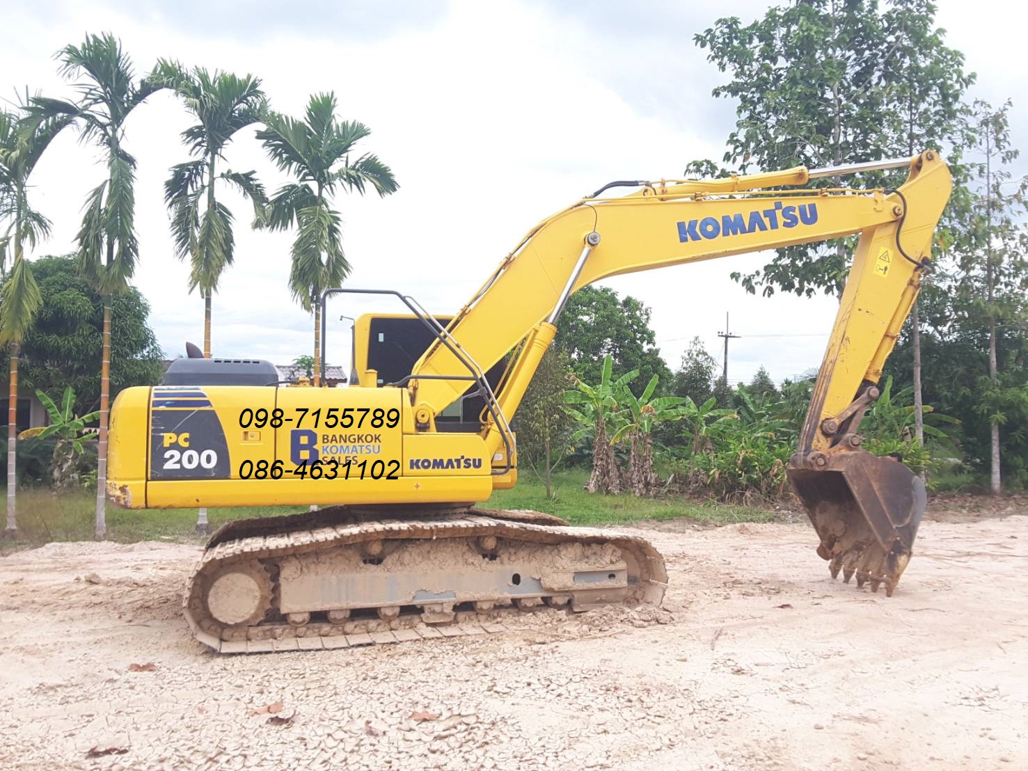 มาแล้วว รุ่นฮิตเมืองไทย Komatsu PC200 รุ่น 8MO ชื่อนี้ของมันต้องมี เบอร์ติดต่อ 098-7155789 086-4631102