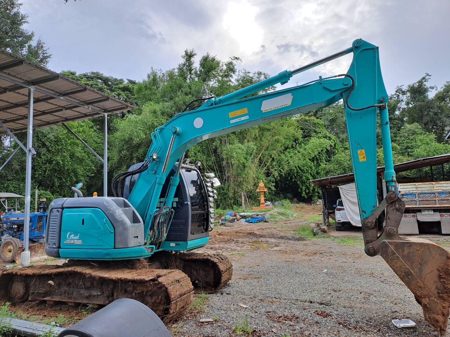 ขาย SK135 SR  yy04 โซ่บูธสลักเต็ม ใบแทรค 70 เซ็น