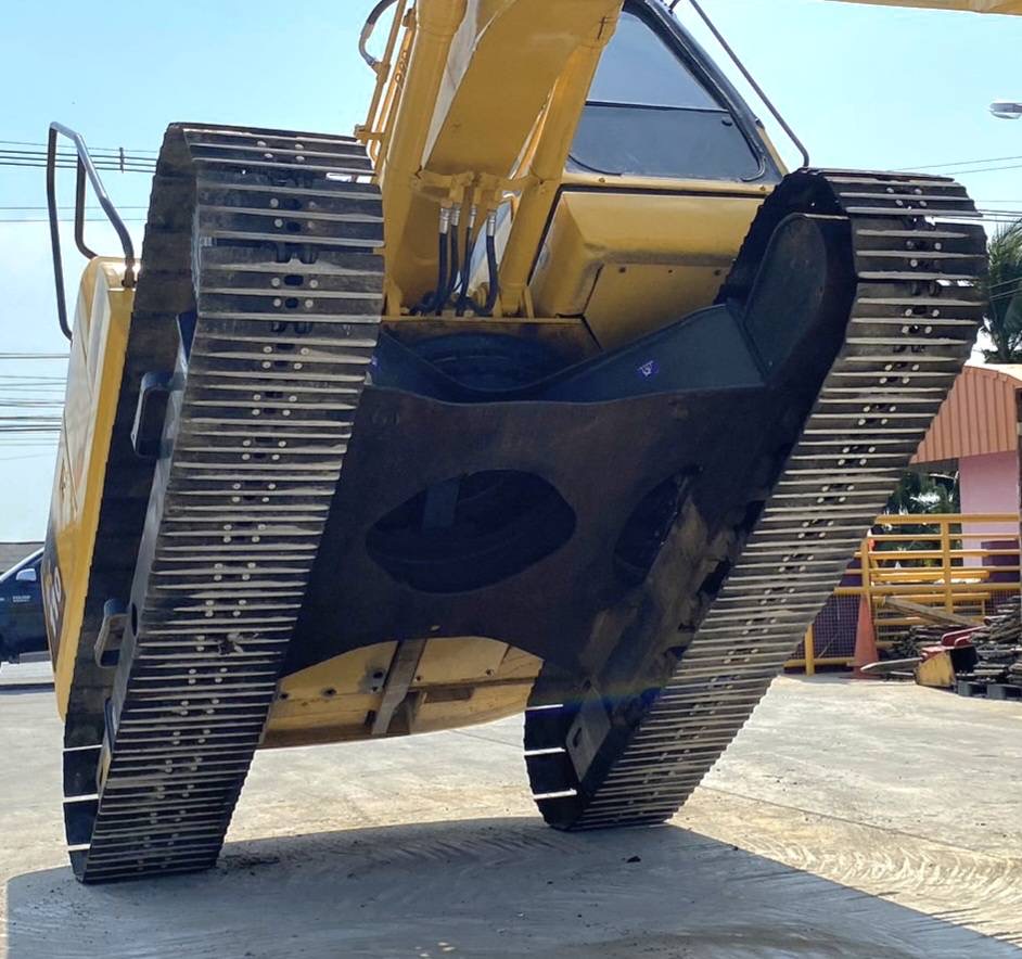 KOMATSU PC 110-7 เก่านอก ไฟฟ้าครบ ไมล์ 6,200 ชม. แอร์เย็น ลายแย็ก เอกสารแจ้งจำหน่าย