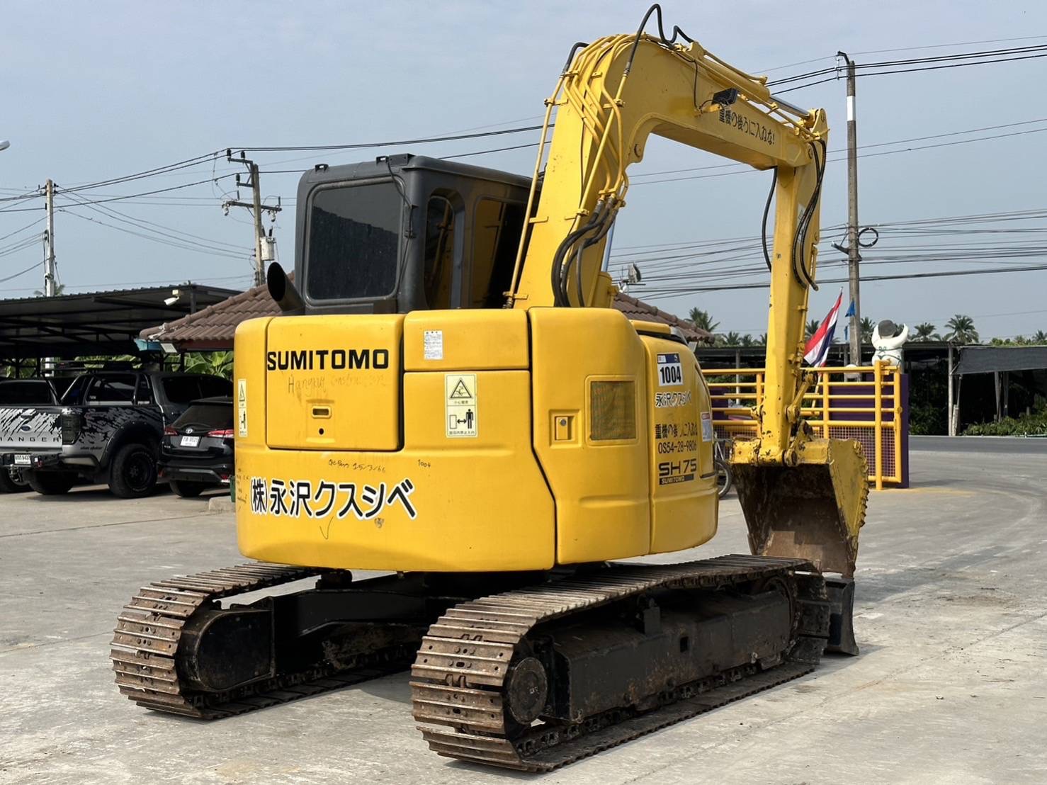 SUMITTOMO SH 75X-3B ไฟฟ้าครบ ลายแย็ก ผานดัน เอกสารชุดจดทะเบียน
