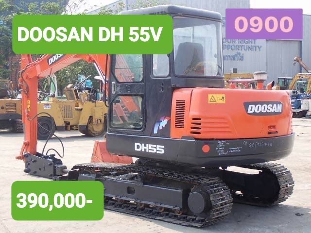 DOOSAN DH 55V รถเก่านอก เอกสารแจ้งจำหน่าย DOOSAN DH 55V รถเก่านอก เอกสารแจ้งจำหน่าย