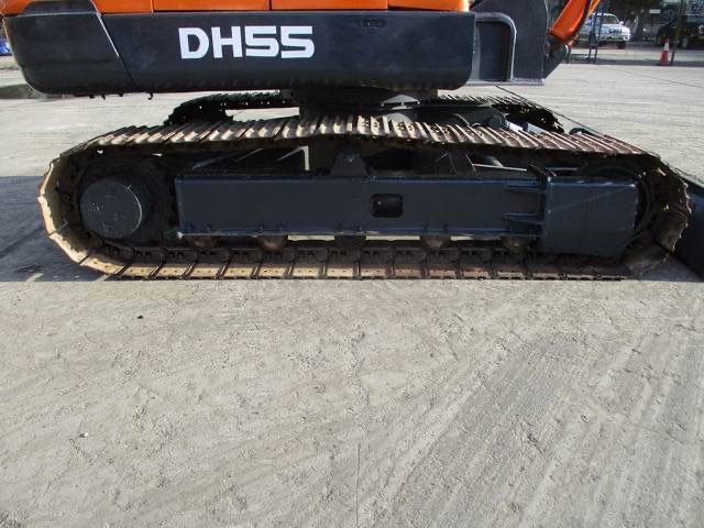 DOOSAN DH 55V รถเก่านอก แทร็คเหล็ก ผานดัน ลายแย็ค เอกสารแจ้งจำหน่าย