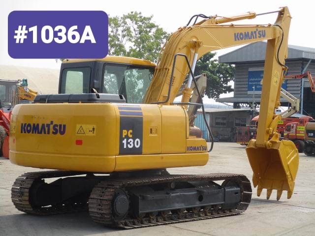 Komatsu PC 130-7 รถเก่านอก ไฟฟ้าครบ เอกสารแจ้งจำหน่าย