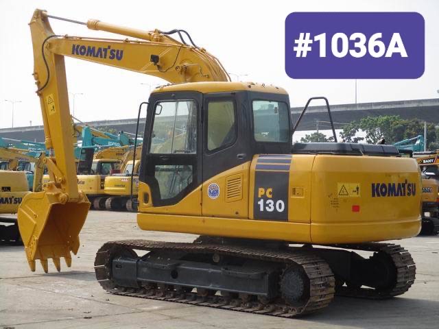 Komatsu PC 130-7 รถเก่านอก ไฟฟ้าครบ เอกสารแจ้งจำหน่าย