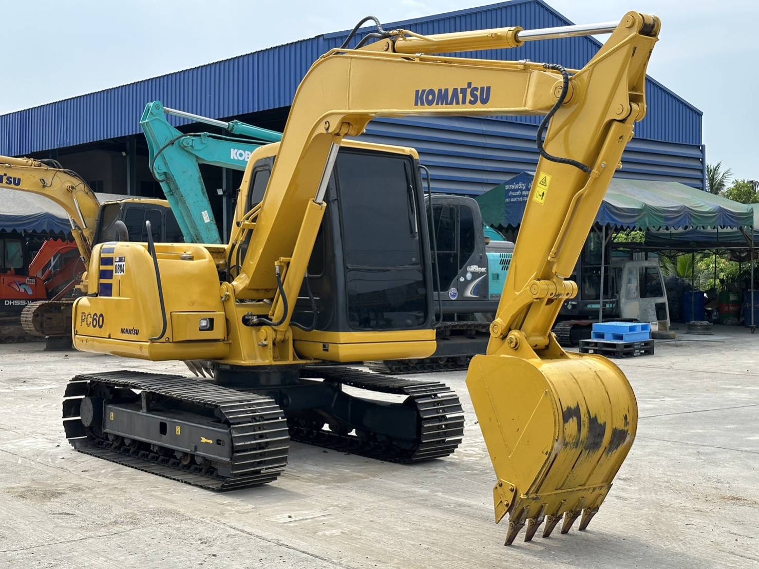 KOMATSU PC 60-7 เก่านอก ไฟฟ้าครบ ระบบดี ไมล์ 5,900 ชม. เอกสารแจ้งจำหน่าย