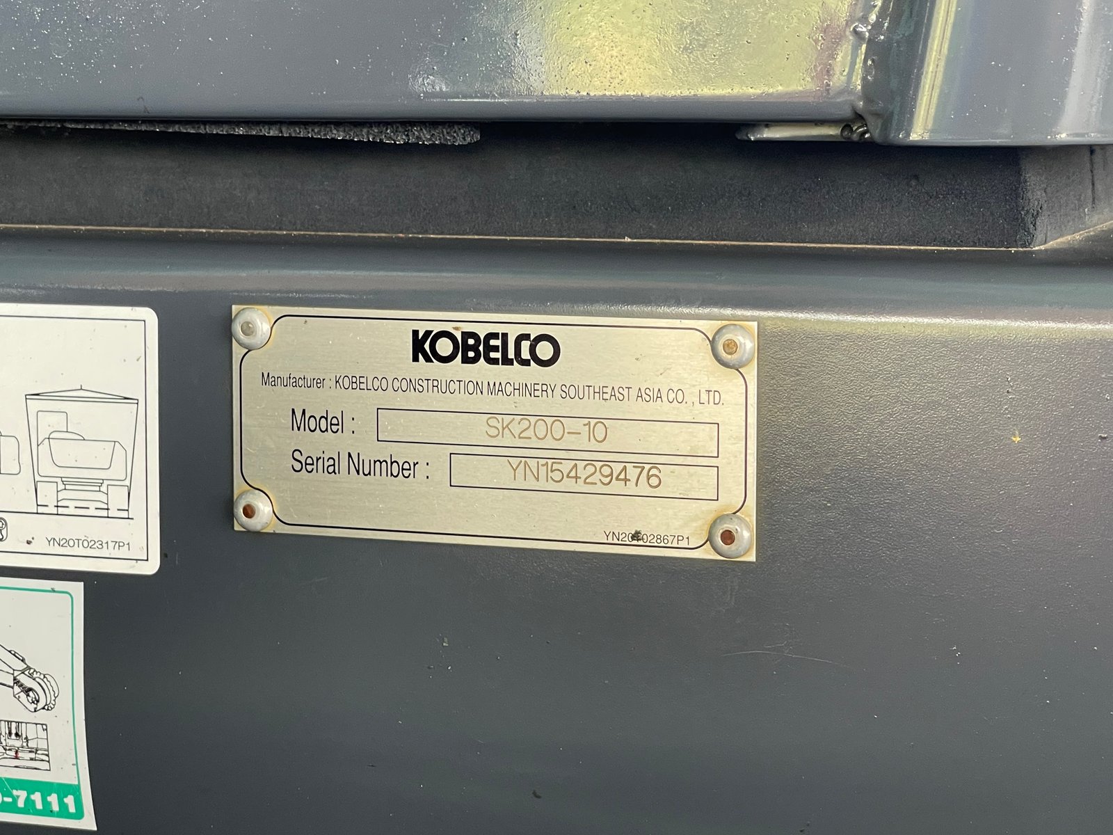 ขาย KOBELCO SK200-10sm YN15. รุ่นใหม่ ไมล์ 1,9xx ช.ม. ขาย KOBELCO SK200-10sm YN15. รุ่นใหม่ ไมล์ 1,9xx ช.ม.