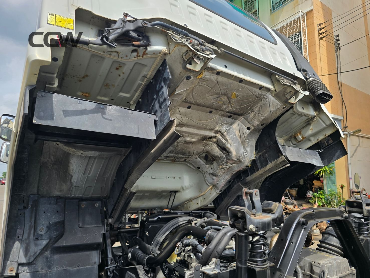 10 ล้อแท่นเตี้ย ISUZU FVZ เครื่อง 6HK1: 260 แรงม้า