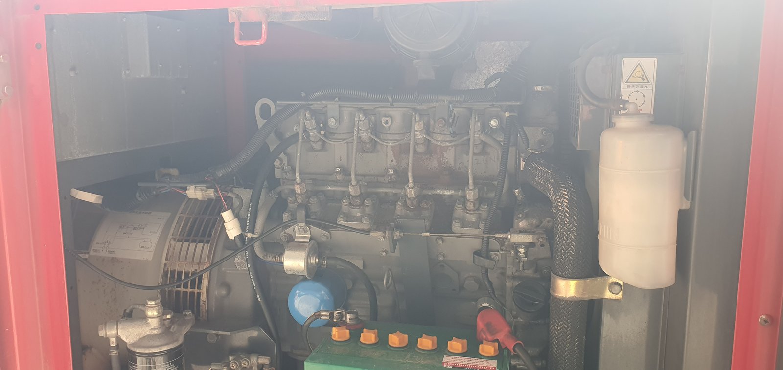 เครื่องปั่นไฟ AIRMAN ขนาด 25 KVA เครื่องยนต์ ISUZU 4LE1 นำเข้าจากญี่ปุ่น