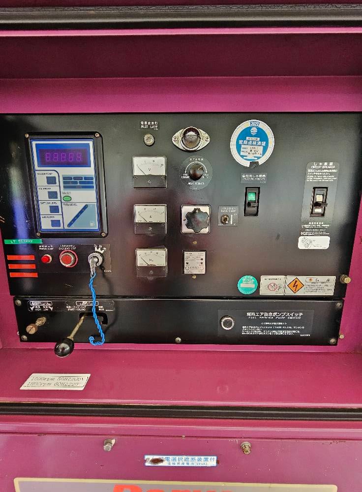 ครื่องปั่นไฟ DENYO รุ่น SBH ขนาด 90 KVA เครื่องยนต์ HINO JO8C - P สภาพเดิมๆ สวยๆ จากญี่ปุ่น พร้อมใช้