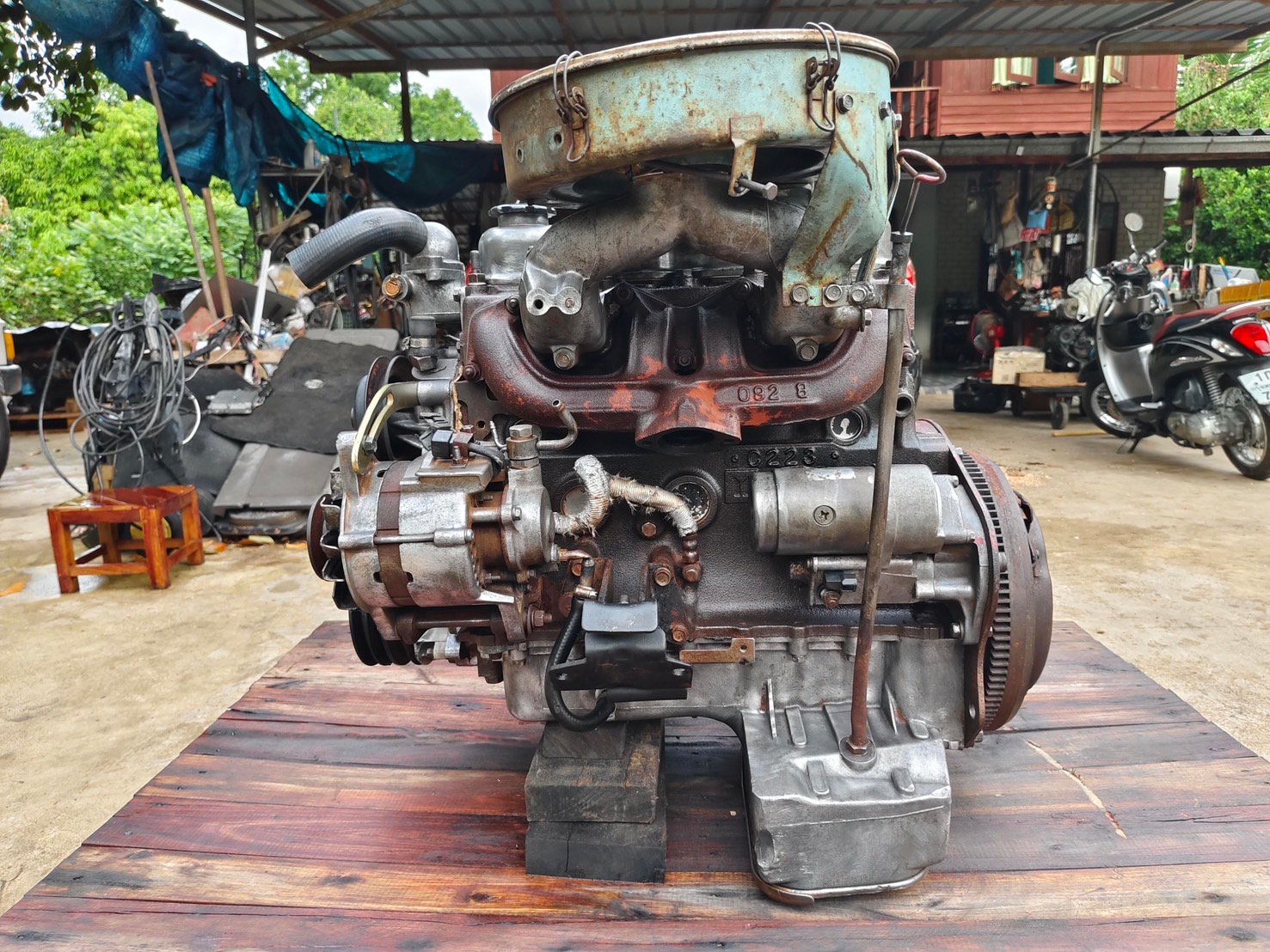 เครื่องยนต์ดีเซล ISUZU รหัส C223 ไม่มีเกียร์