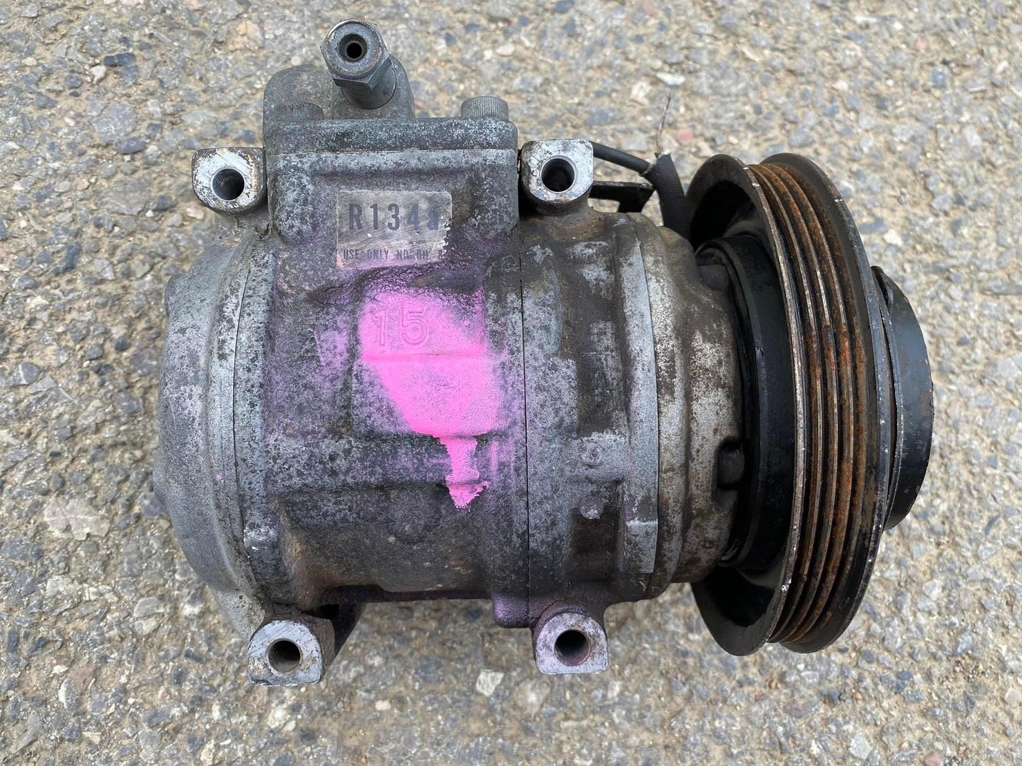 คอมแอร์ TOYOTA เครื่อง 4A 5A 7A รหัส 10PA15 คอมแอร์ TOYOTA เครื่อง 4A 5A 7A รหัส 10PA15