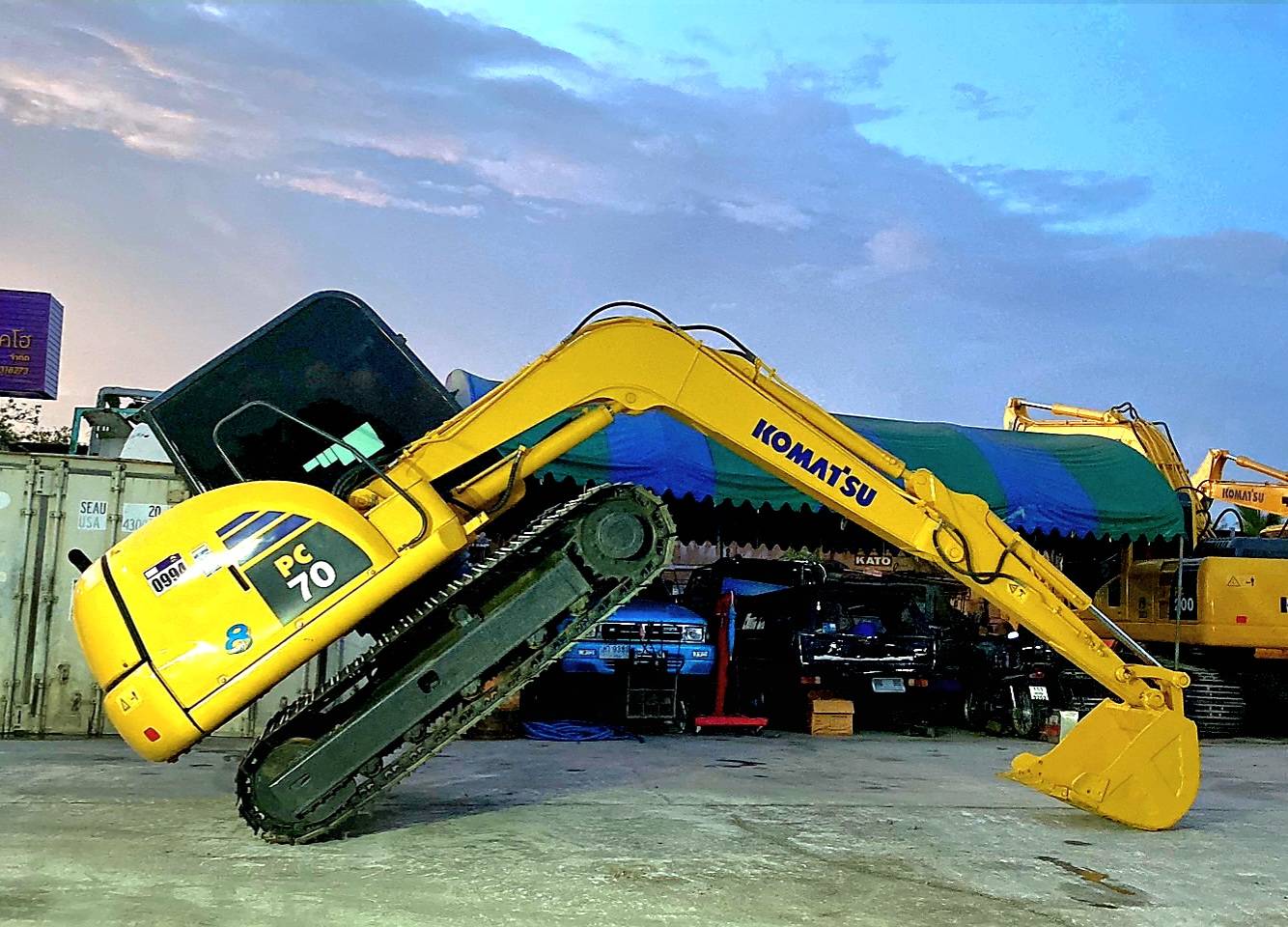Komatsu 70-8เก่านอก3173ช.ม