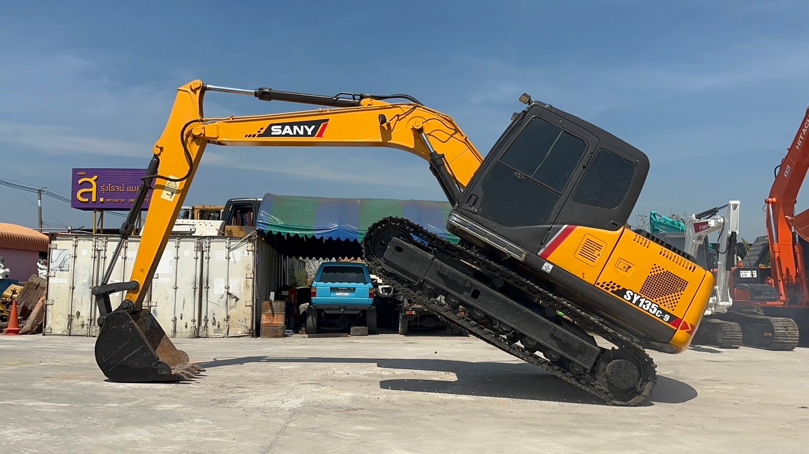 SanySY135Cเก่านอก ราคารวมVATแล้ว SanySY135Cเก่านอก ราคารวมVATแล้ว