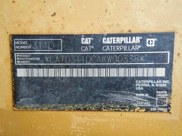 Cat311Dเก่านอก3570ช.ม Cat311Dเก่านอก3570ช.ม