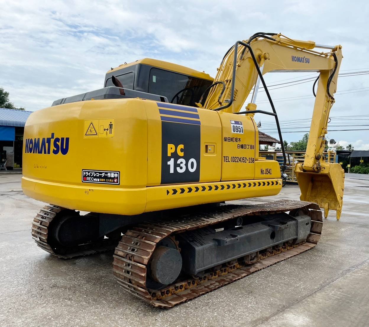Komatsu 130-7เก่านอกระบบเต็มเอกสาร แจ้งจำหน่าย