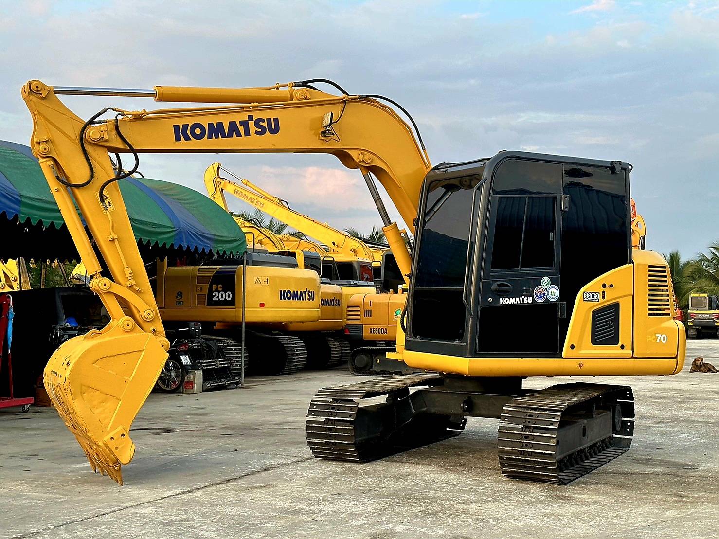 Komatsu 70-8เก่านอก3173ช.ม
