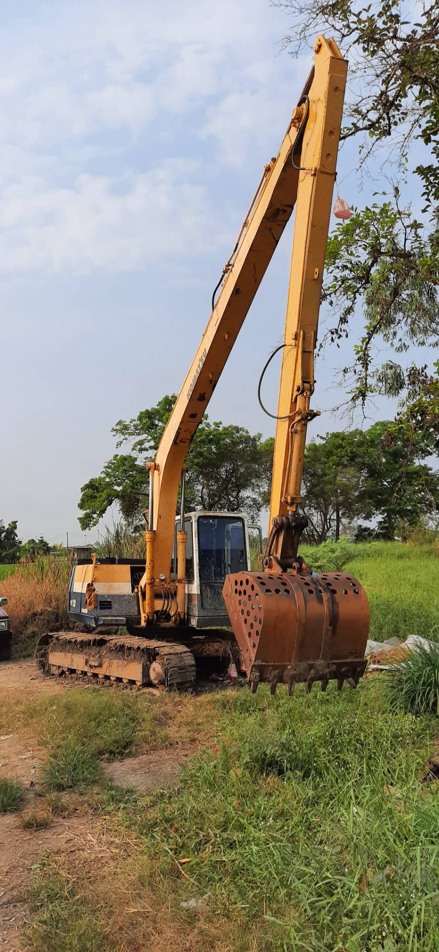 Komatsu120-5บูมยาว12เมตรเจ้าของขายเอง