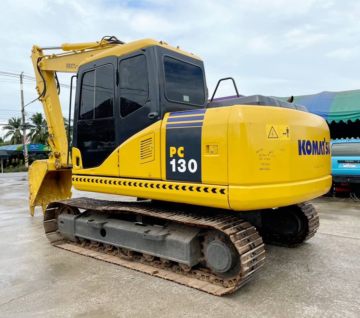 Komatsu 130-7เก่านอกระบบเต็มเอกสาร แจ้งจำหน่าย