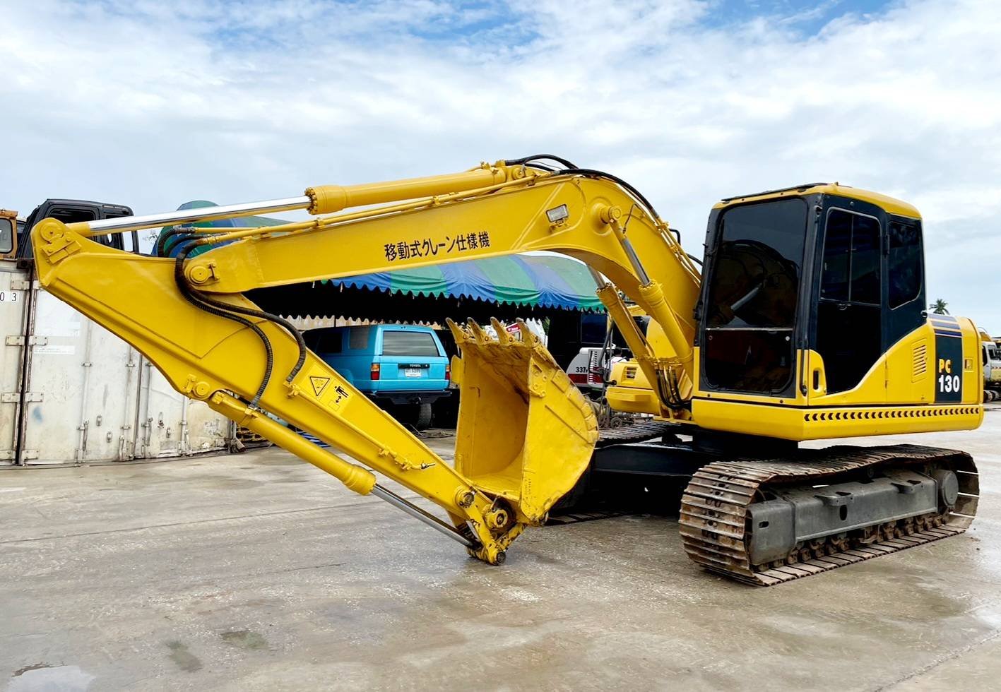 Komatsu 130-7เก่านอกระบบเต็มเอกสาร แจ้งจำหน่าย